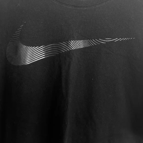 Nike Shirts Nike Mens Xl Tee Tshirt Short Sleeve Black Silver